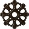 Ekena Millwork Angel Ceiling Medallion (Fits Canopies up to 4 3/8"), Hnd-Painted Bronze, 20 7/8"OD x 3 5/8"ID x 1"P CM20ANBZS - alternate 1